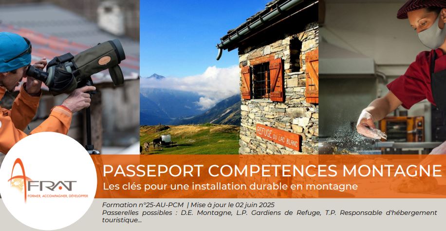 Podcast formation Passeport Compétences Montagne à L'Afrat Autrans